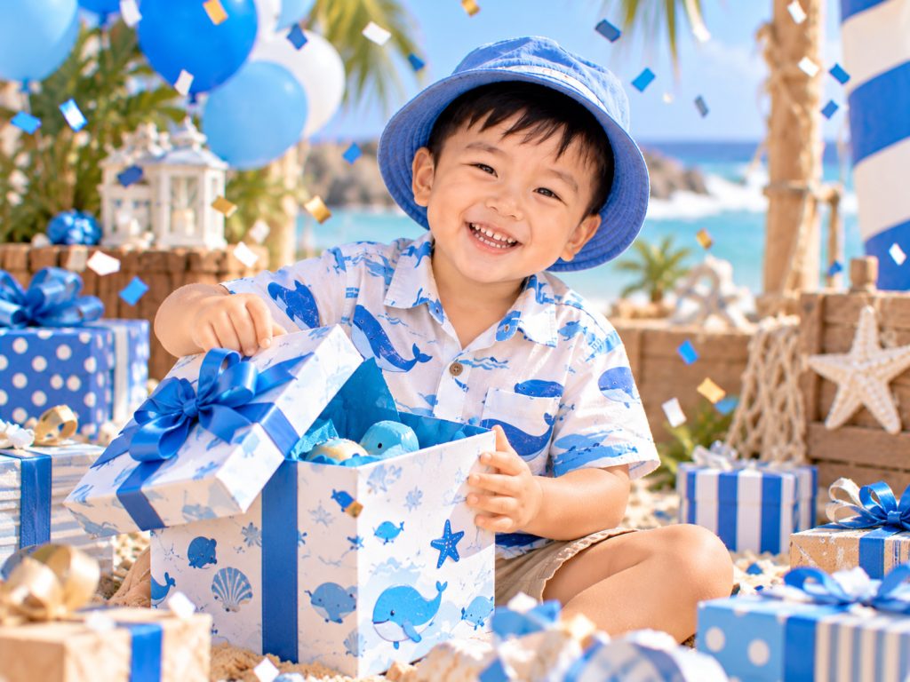 Bé Quốc Thiên sinh nhật