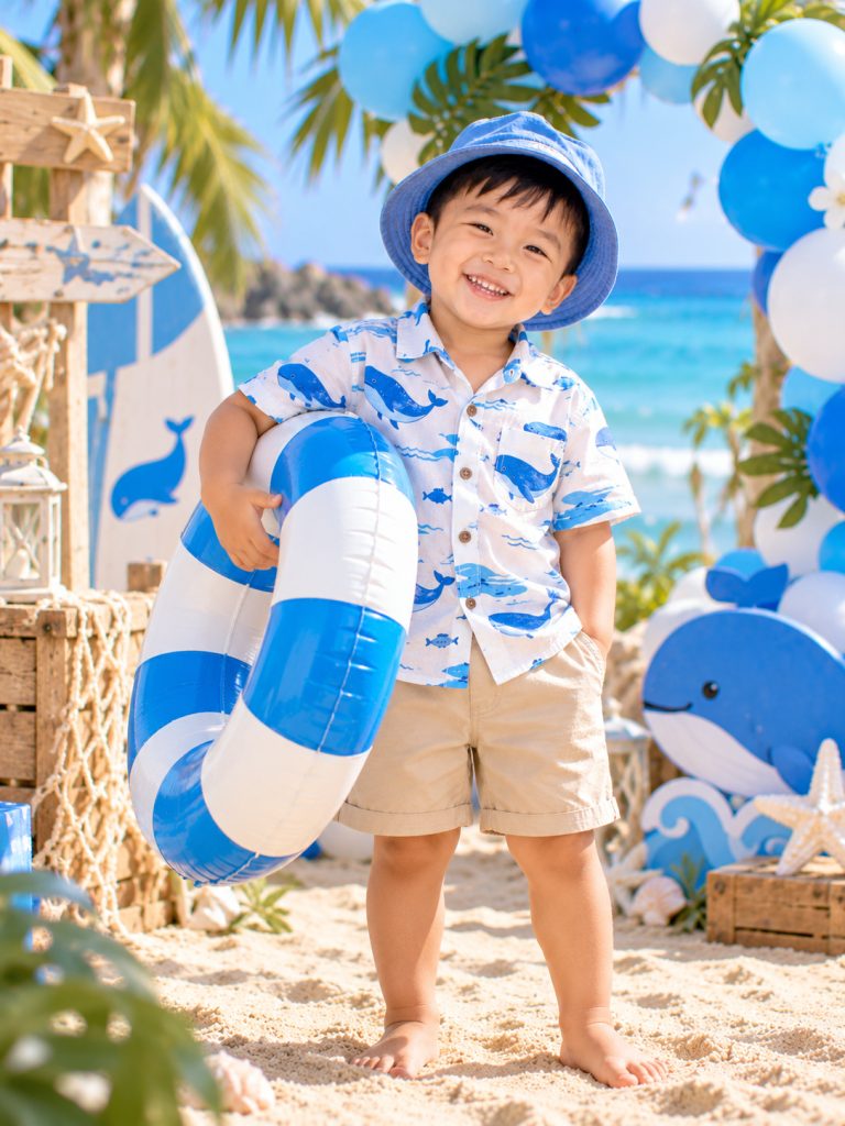Bé Quốc Thiên sinh nhật