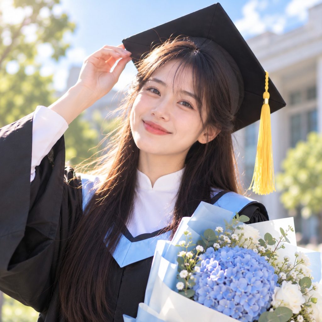 Hải Yến tốt nghiệp