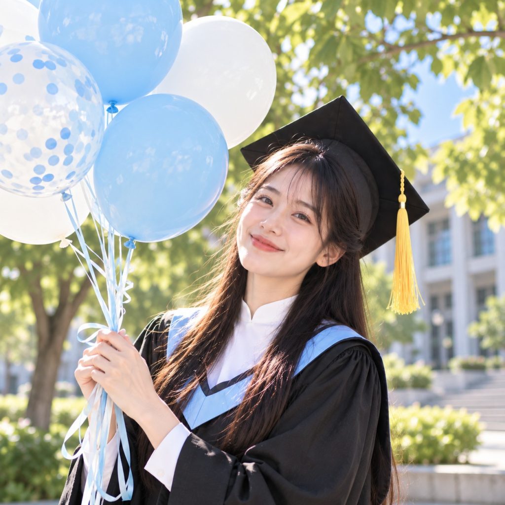 Hải Yến tốt nghiệp