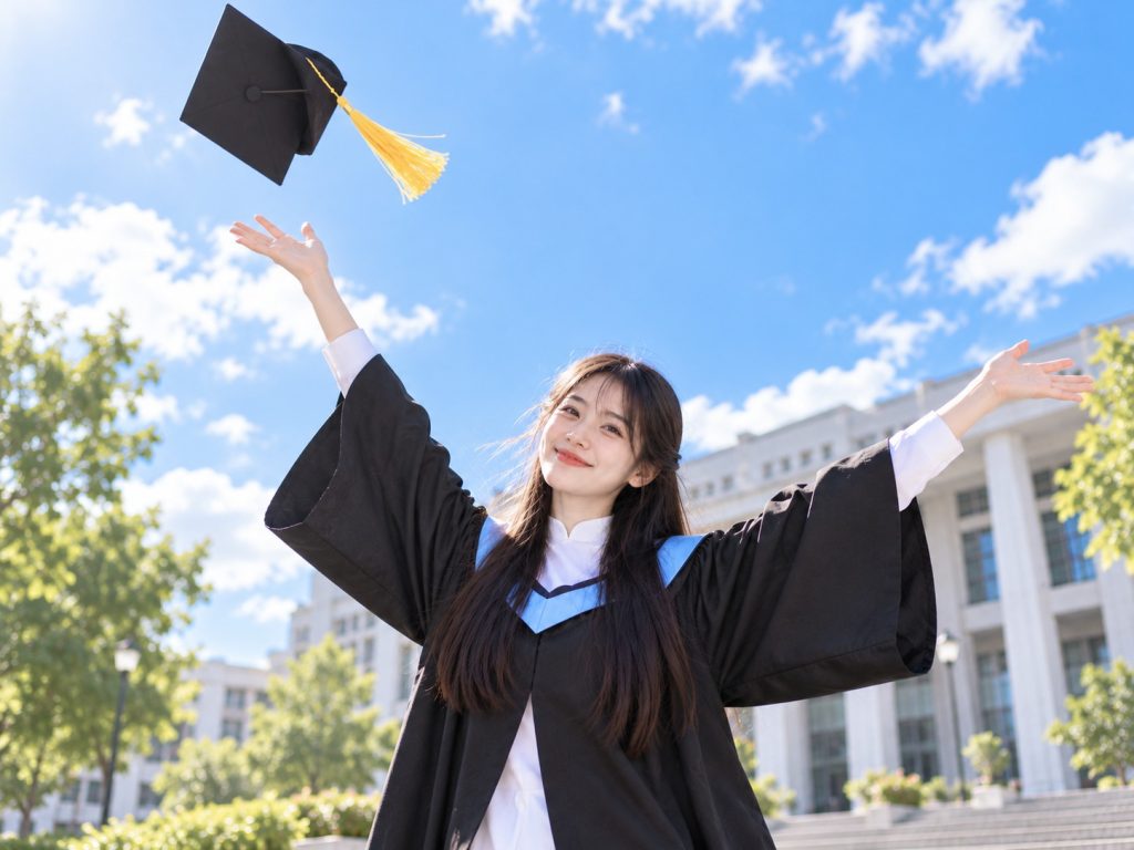 Hải Yến tốt nghiệp