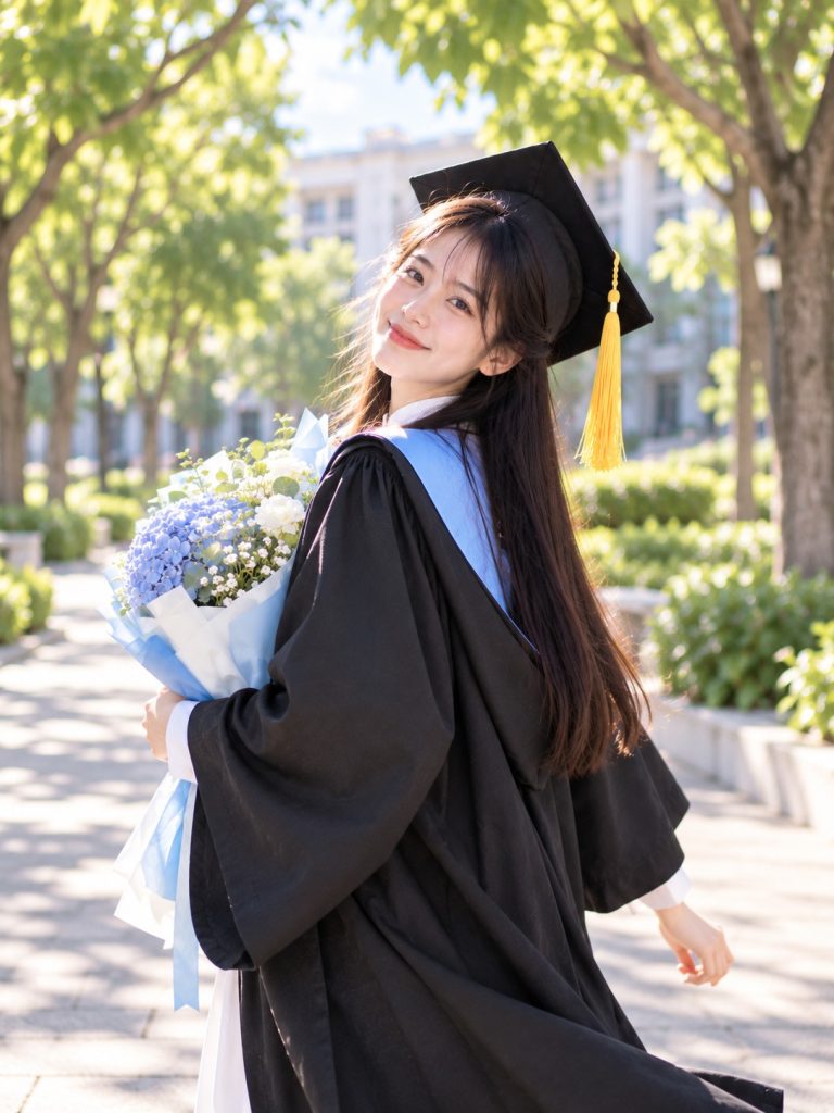 Hải Yến tốt nghiệp