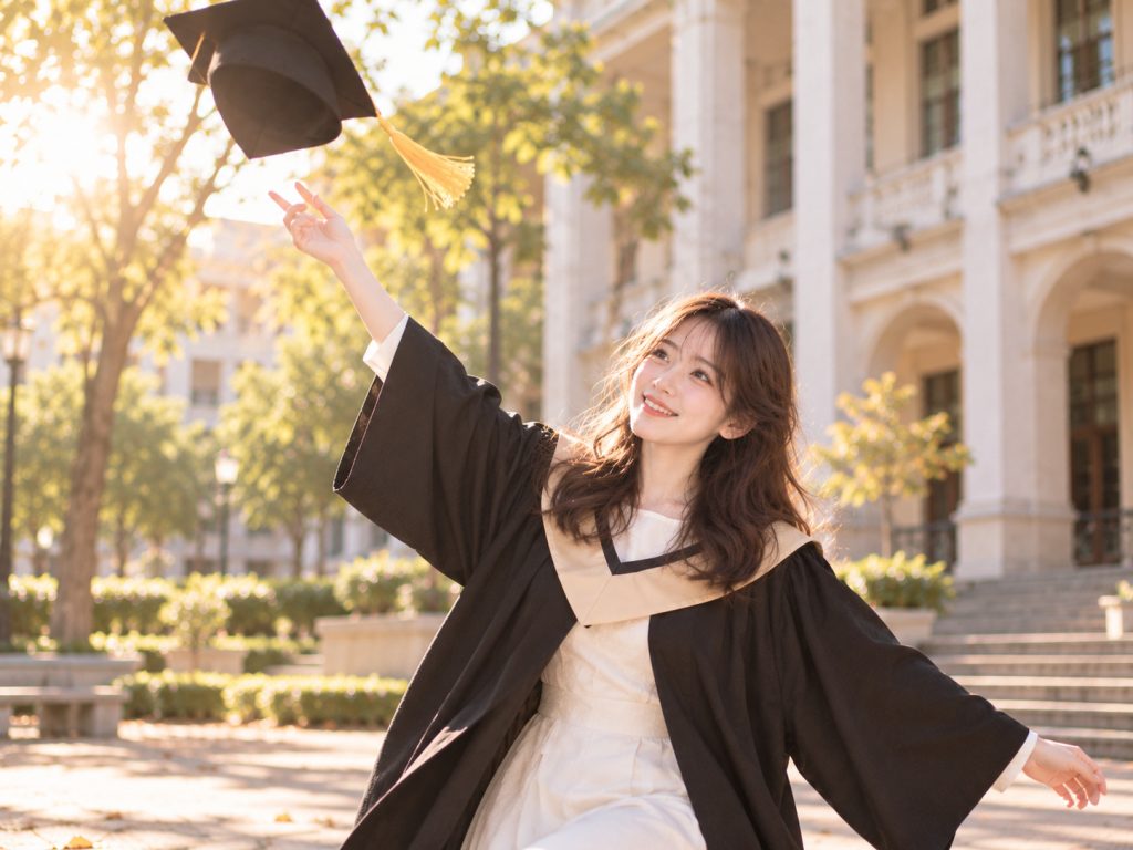 Quỳnh Hương tốt nghiệp