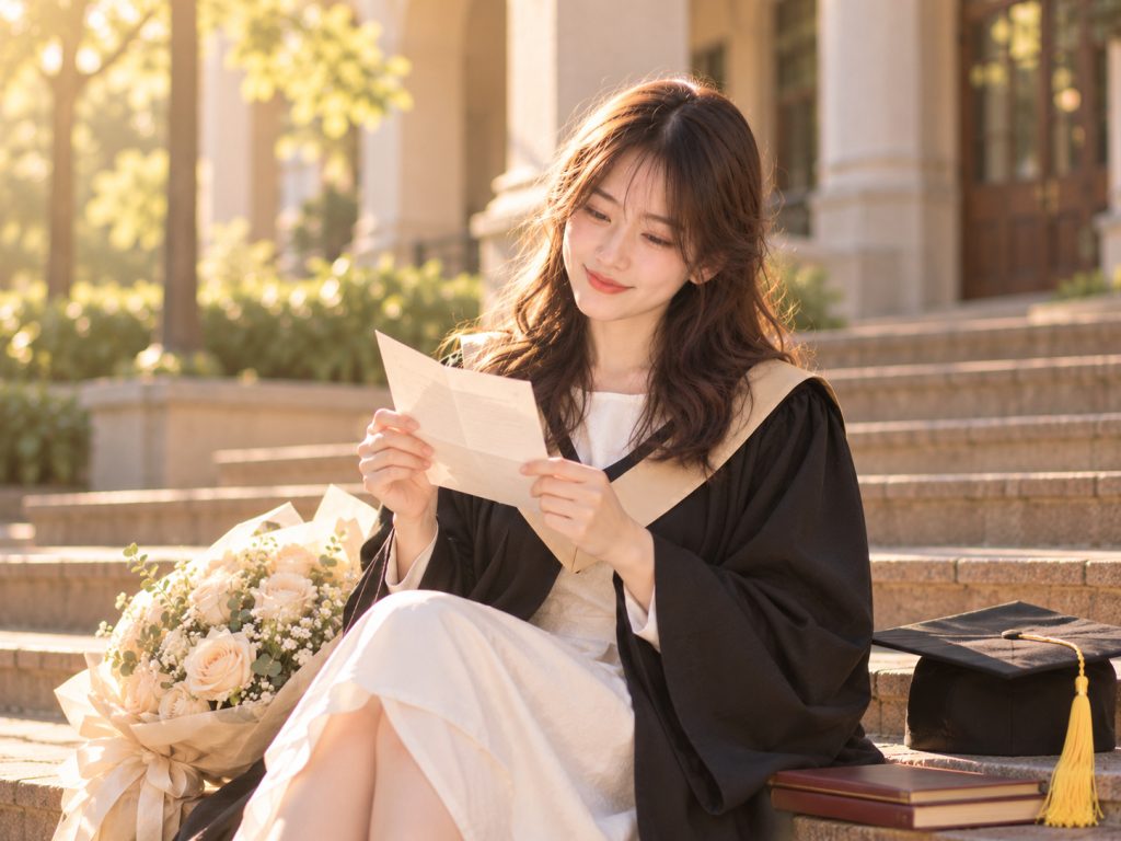 Quỳnh Hương tốt nghiệp