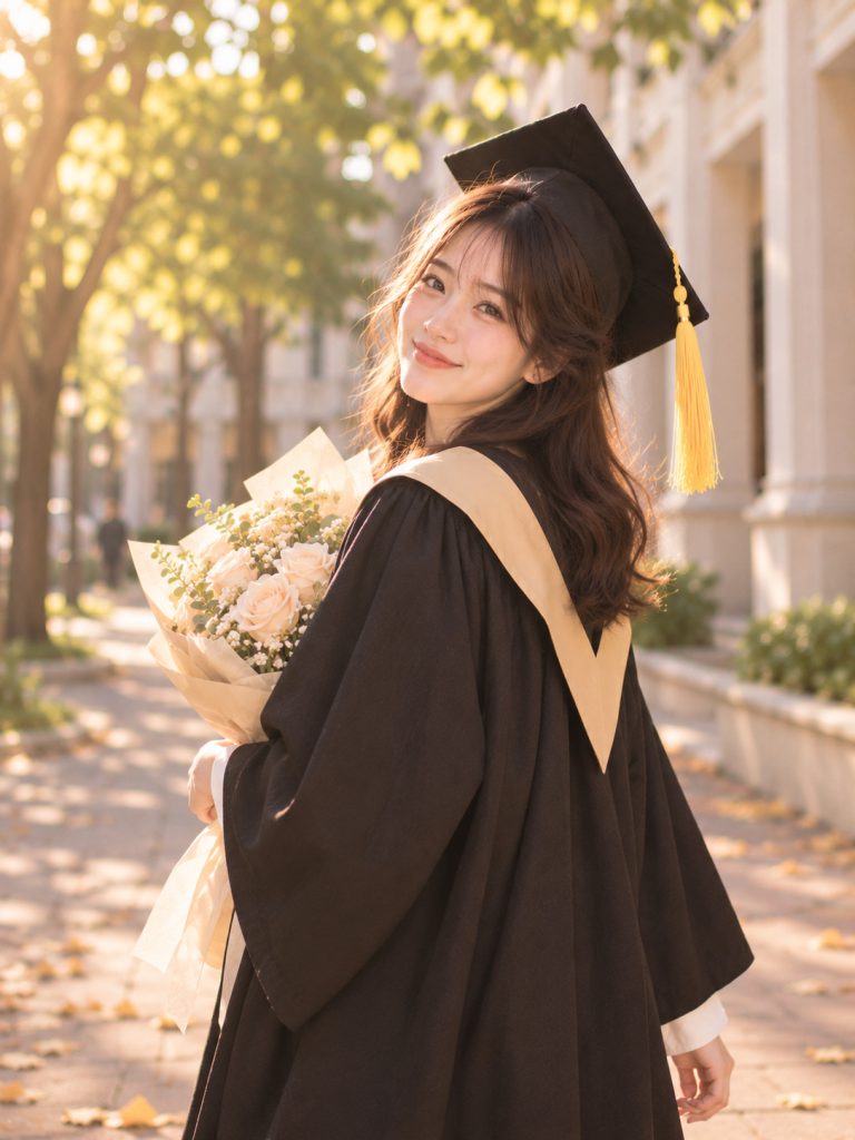 Quỳnh Hương tốt nghiệp